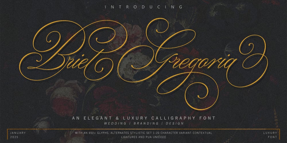 Briel Gregoria font