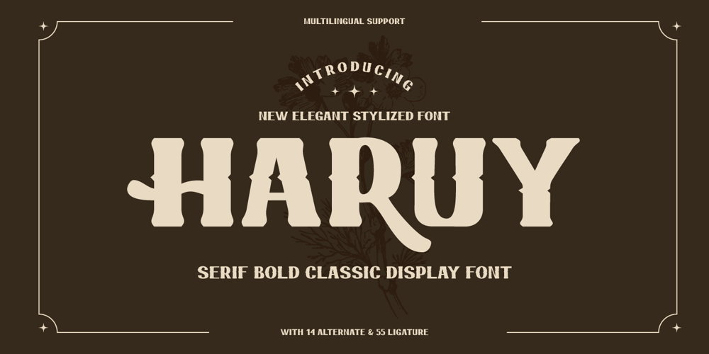 Haruy font