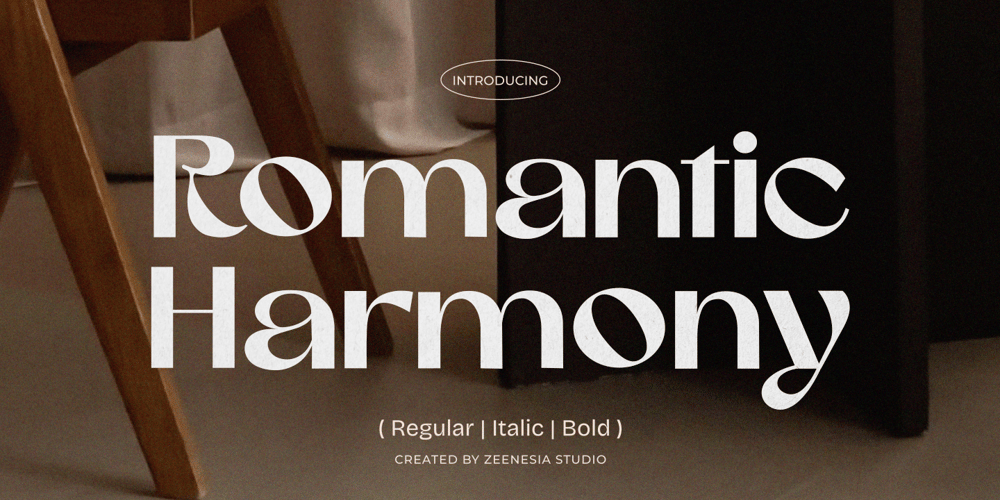 Romantic Harmony font