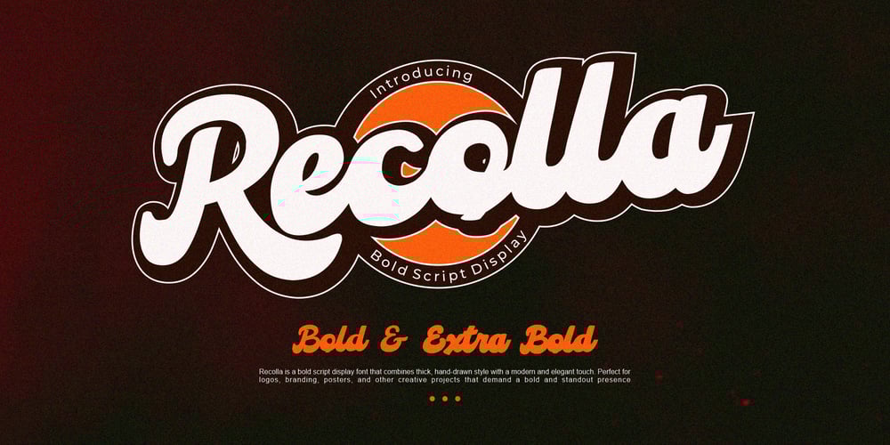Recolla font
