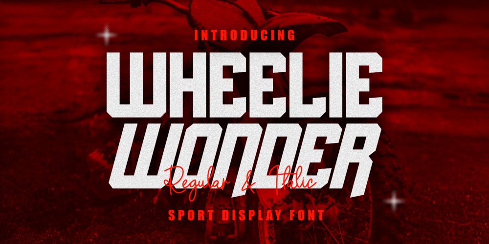 Wheelie Wonder font