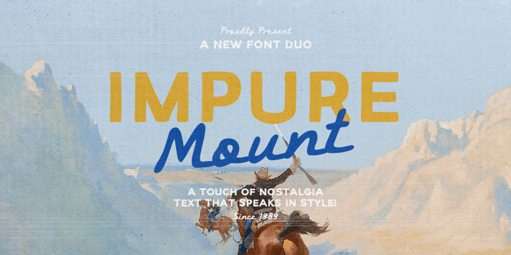 Impure Mount font