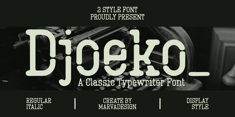 Djoeko font