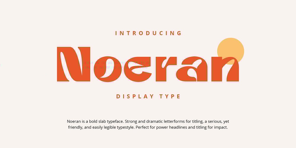 Noeran font
