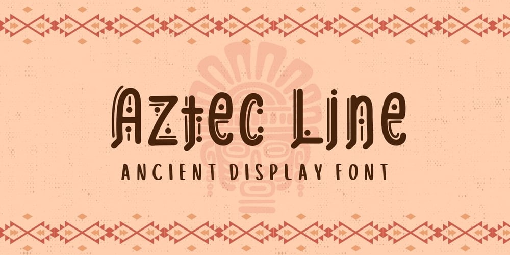 Aztec Line font