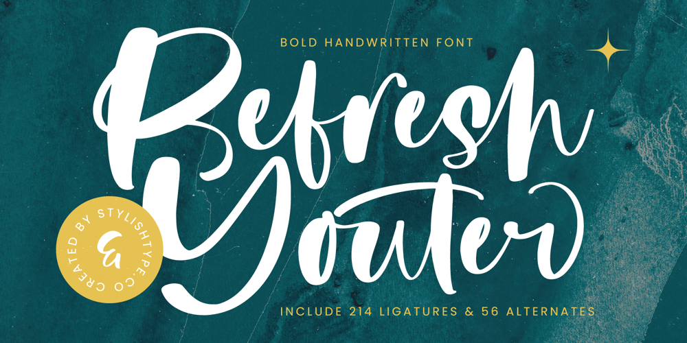 Refresh Youter font