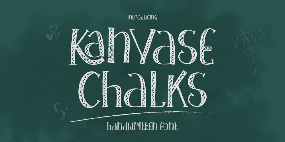 Kanvase Chalks font