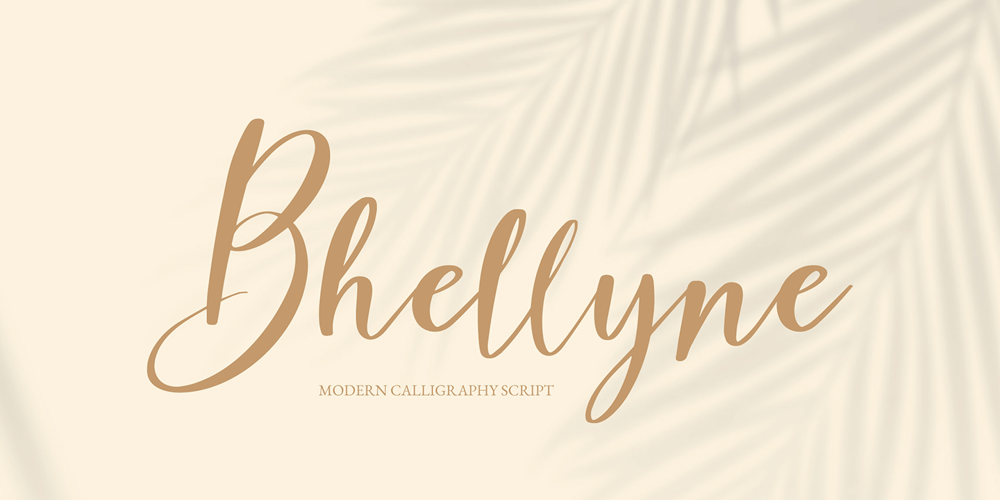 Bhellyne font