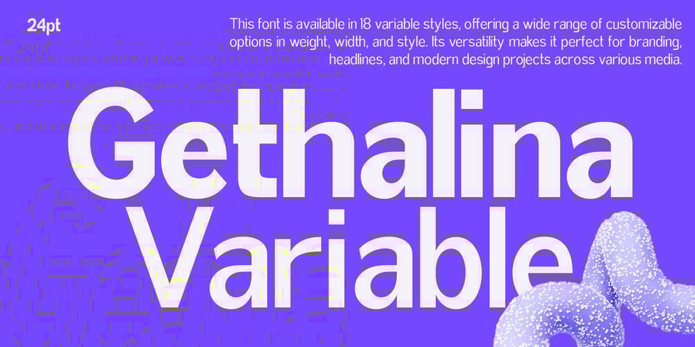 Gethalina Variable font