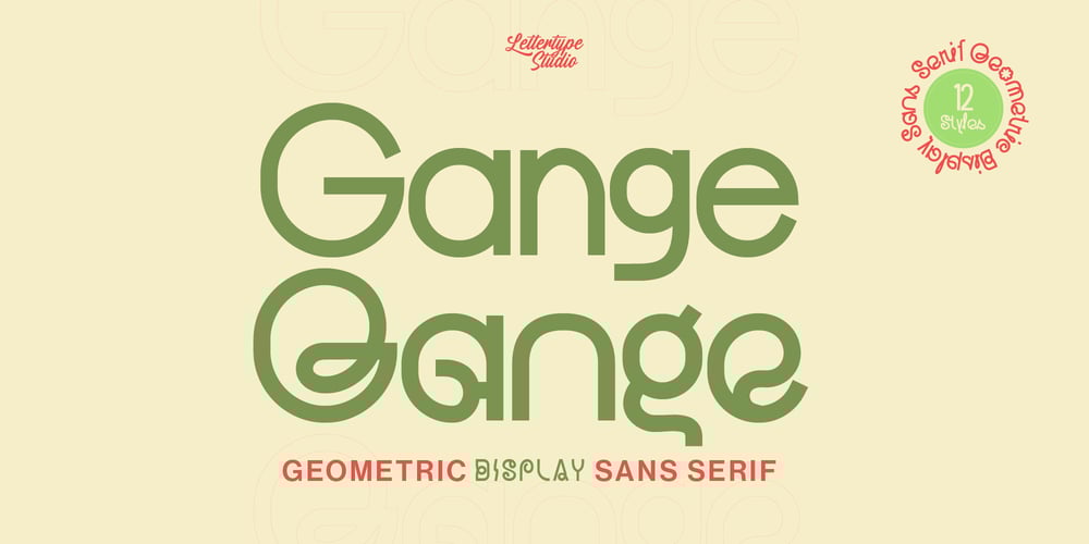 Gange font