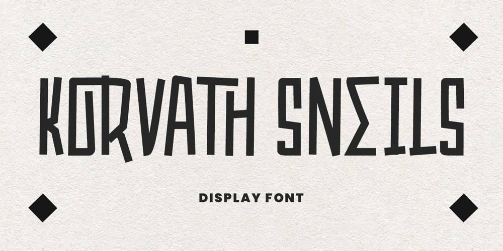 MC Korvath Sneils font