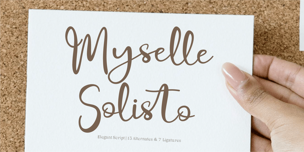 CF Myselle Solisto font