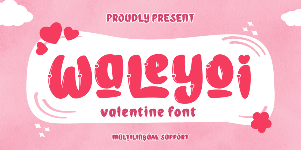 Waleyoi font