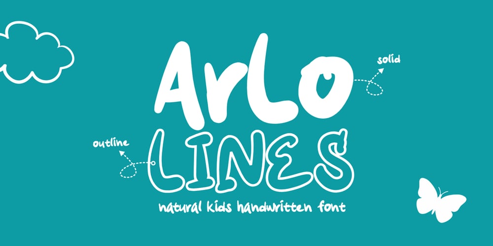 Arlo Lines font