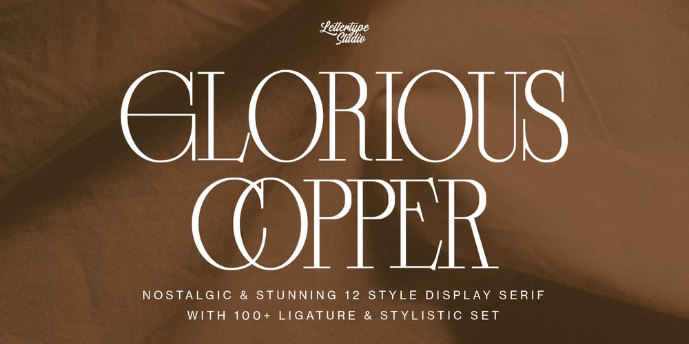 Glorious Copper font