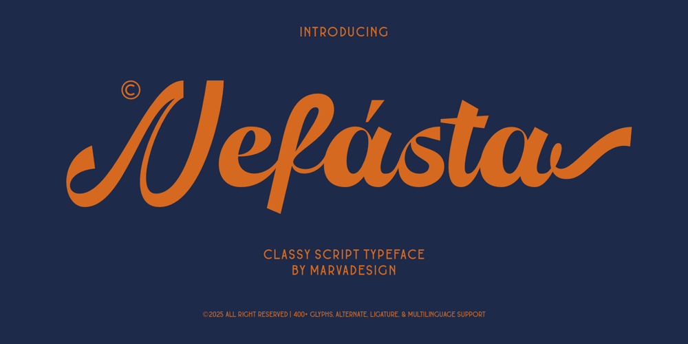 Nefasta font