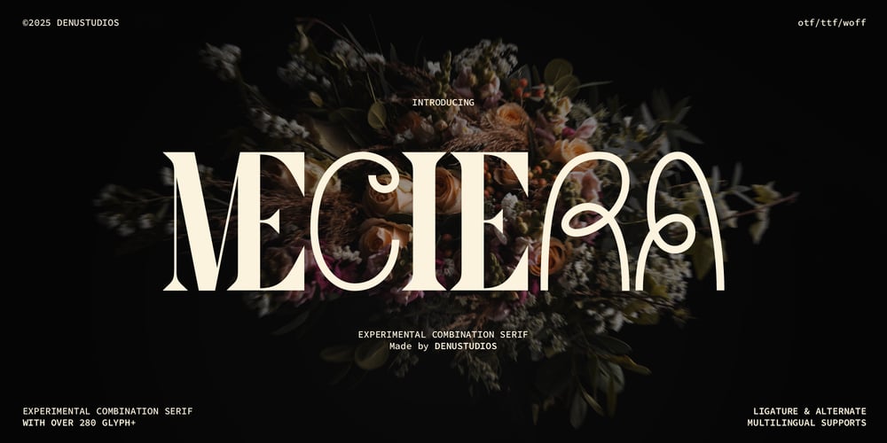 Meciera font
