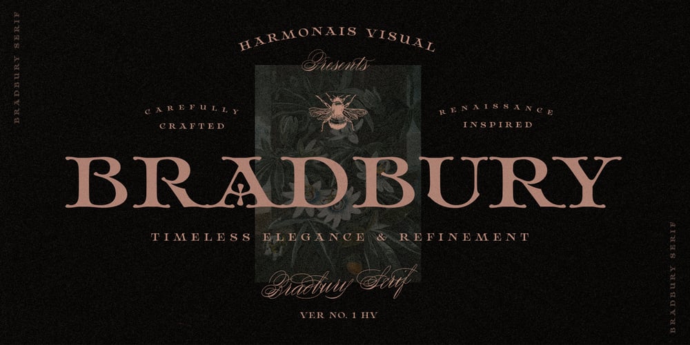 HV Bradbury font
