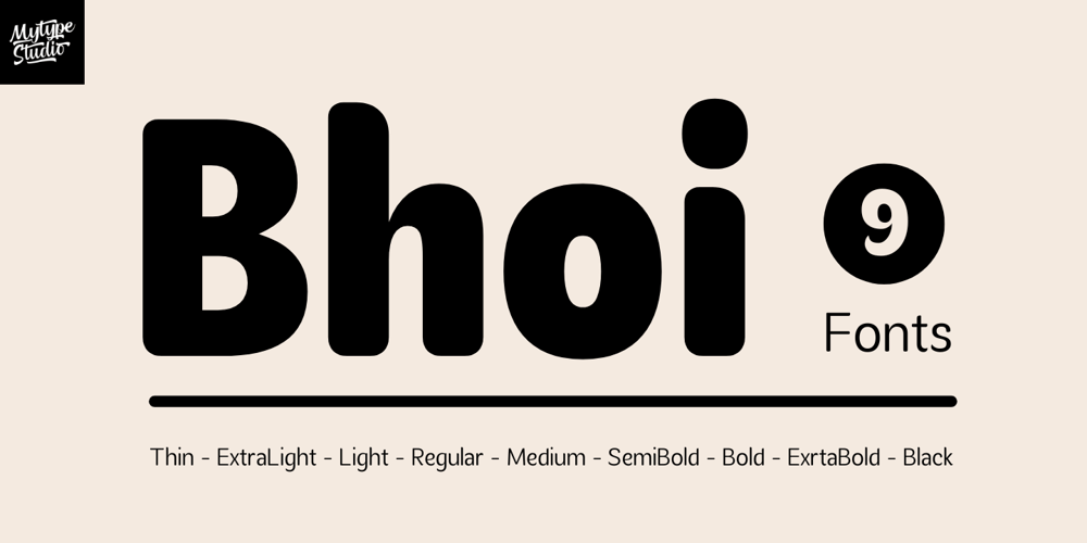 Bhoi font