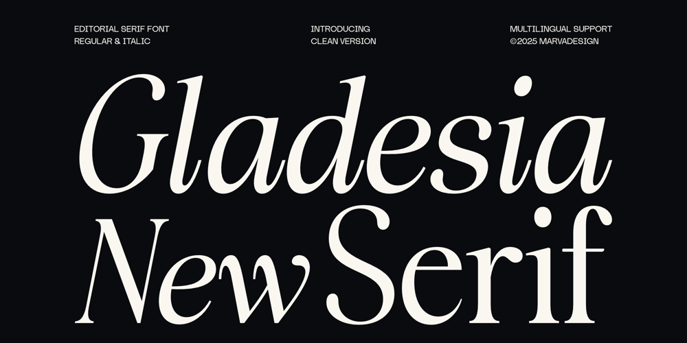 Gladesia font
