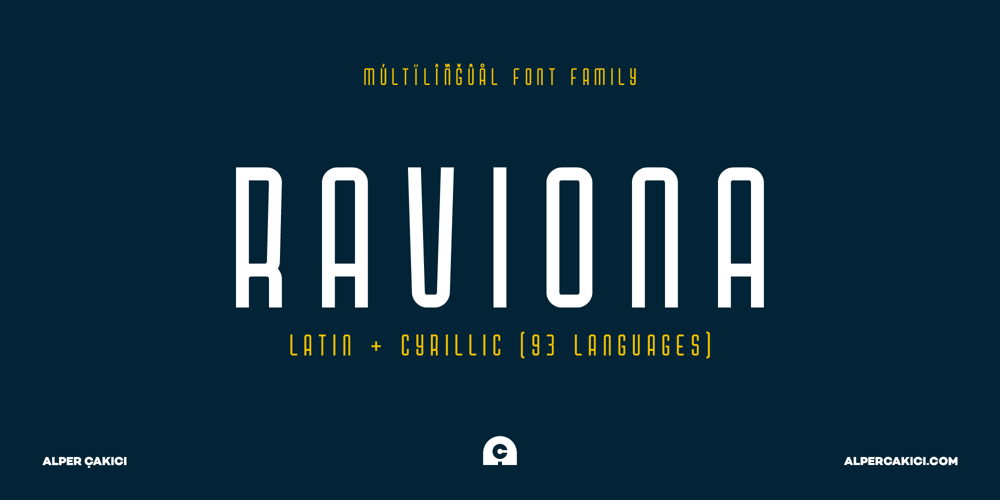 Raviona font
