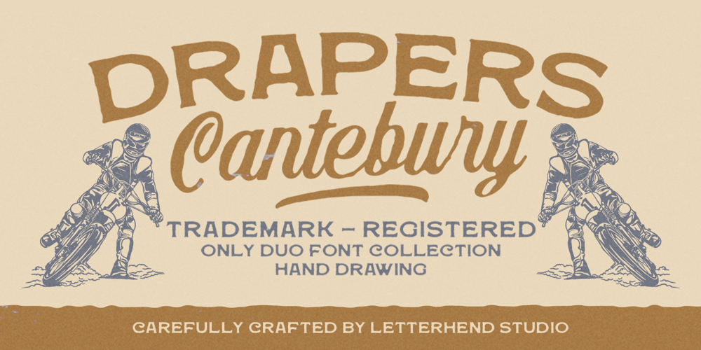 Drapers Cantebury font