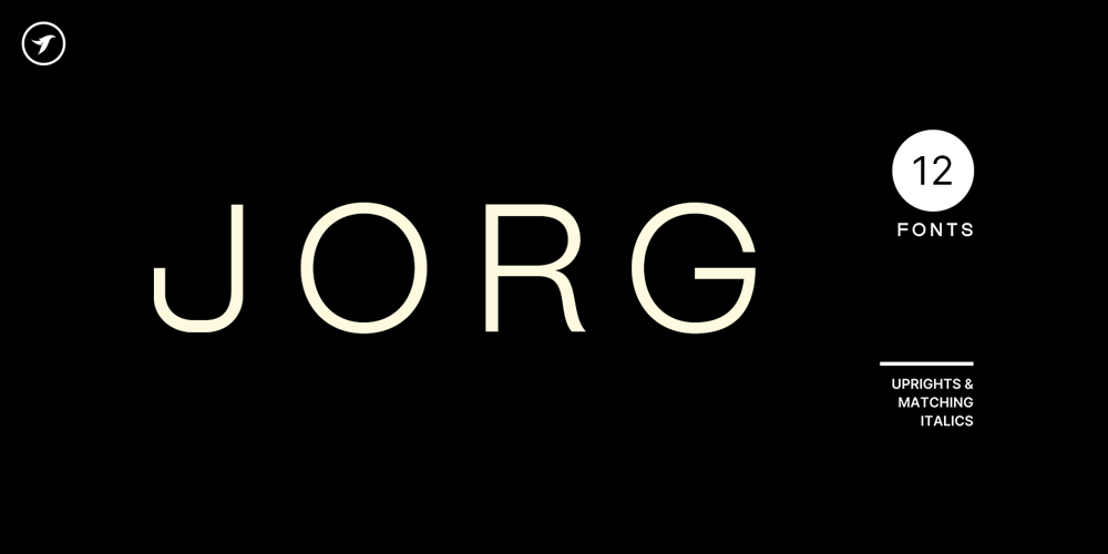 Jorg Nova font