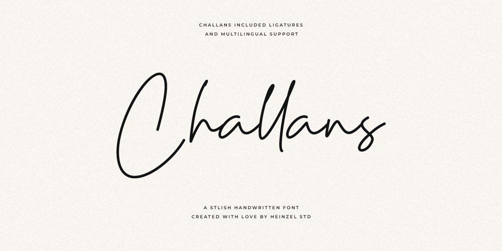 Challans font