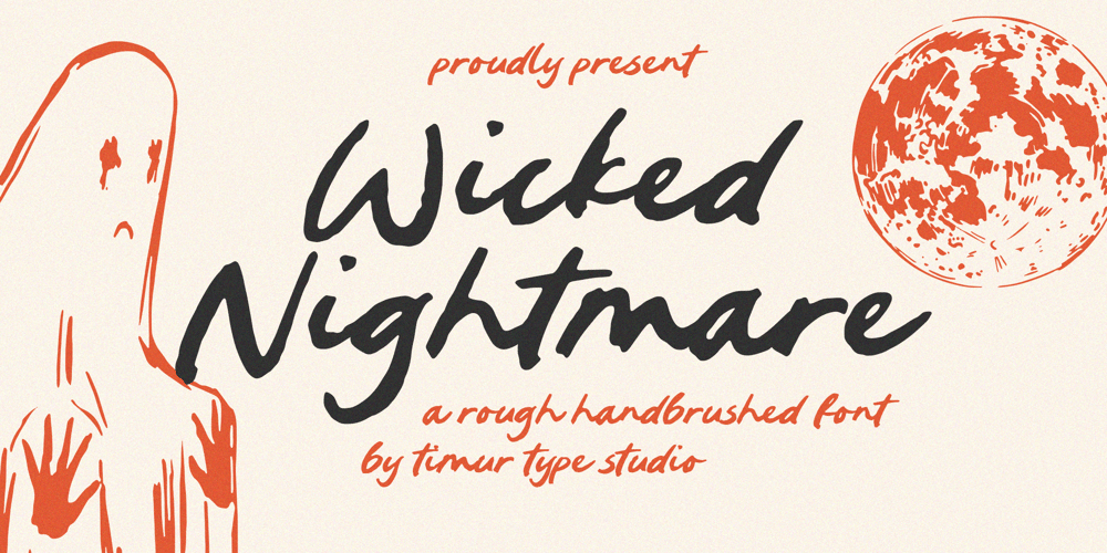 Wicked Nightmare font