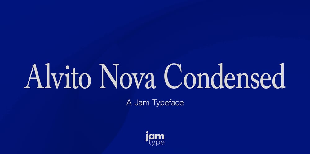 Alvito Nova Condensed font