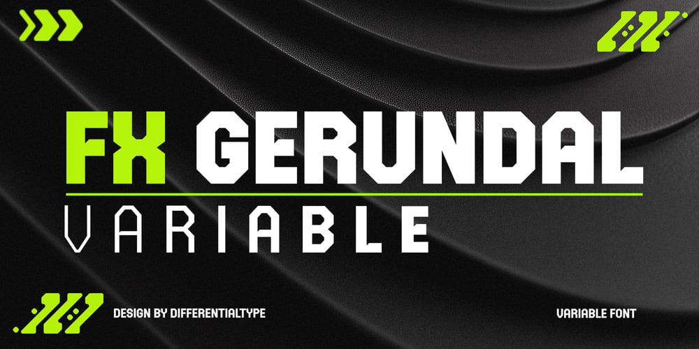 FX Gerundal Variable font