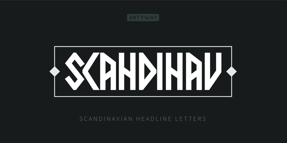 Scandinav font