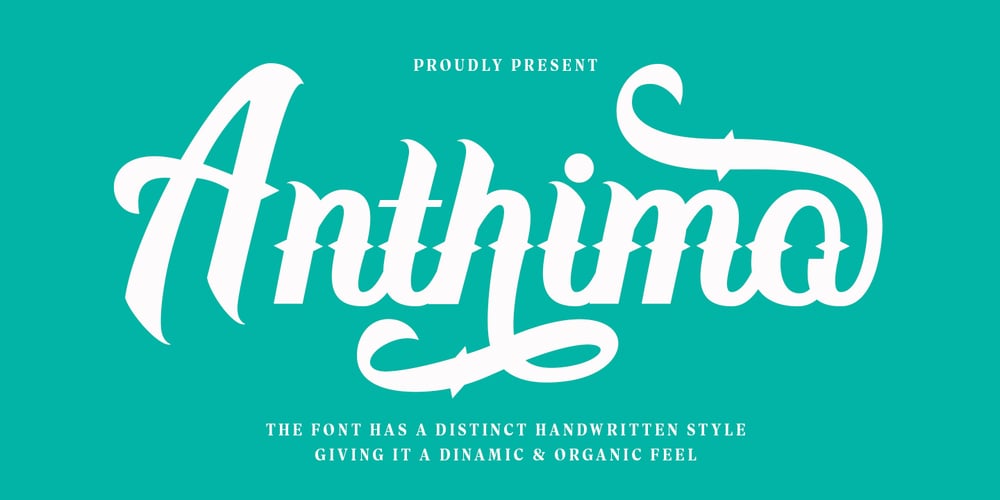Anthimo font