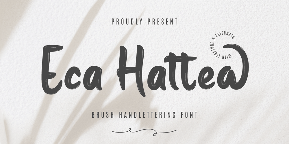 Eca Hattea font