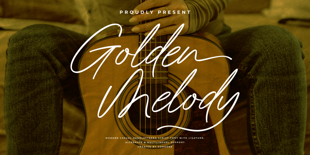 Golden Melody font