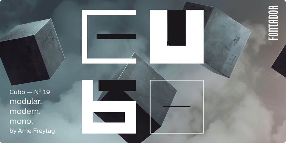 Cubo font