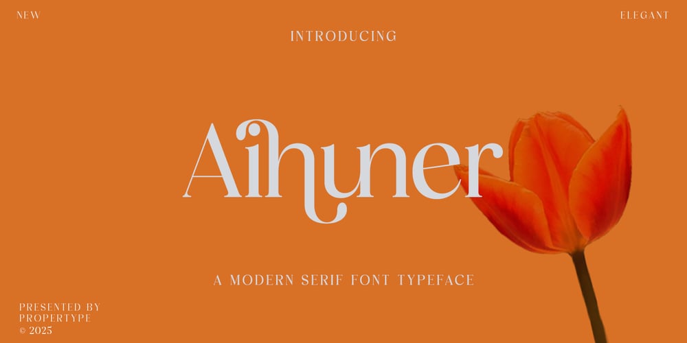 Aihuner font