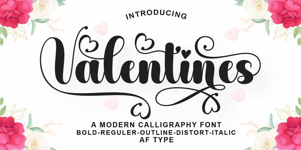Valentines font