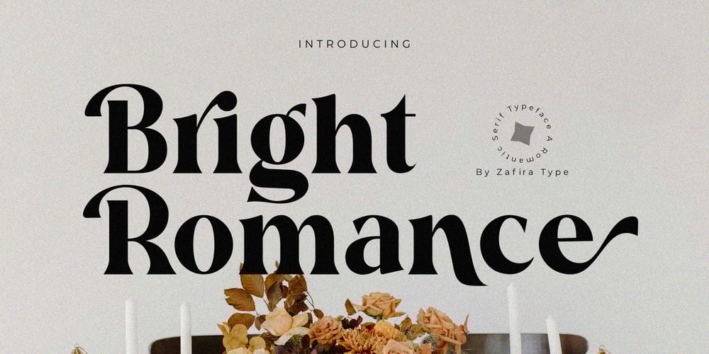 Bright Romance font