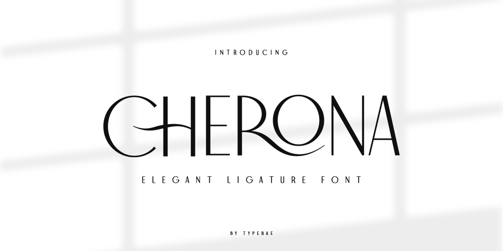 Cherona font