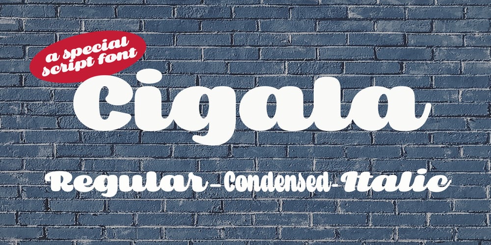 Cigala font
