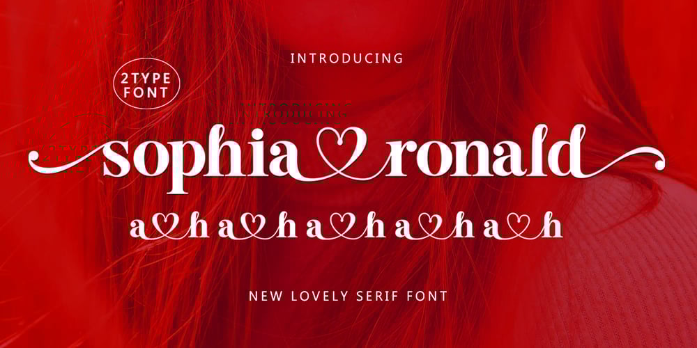 Sophia Ronald font