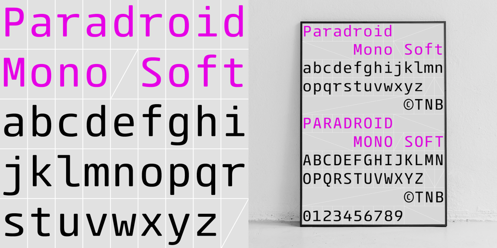 Paradroid Mono Soft font