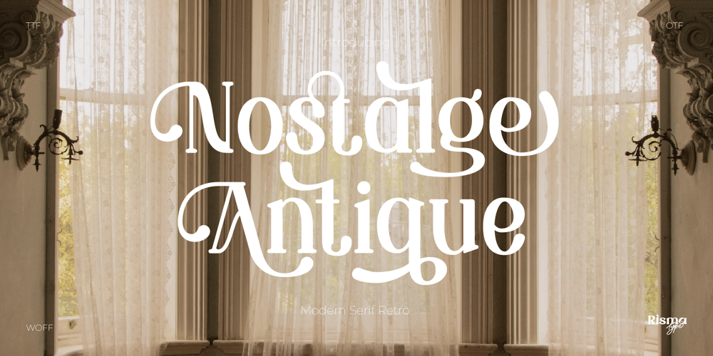 Nostalge Antique font