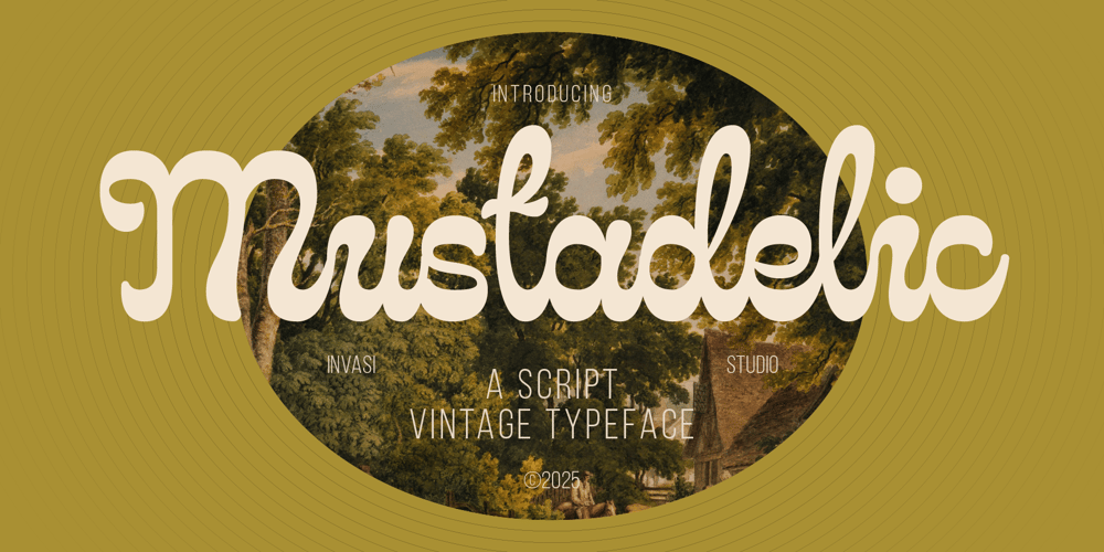 Mustadelic font