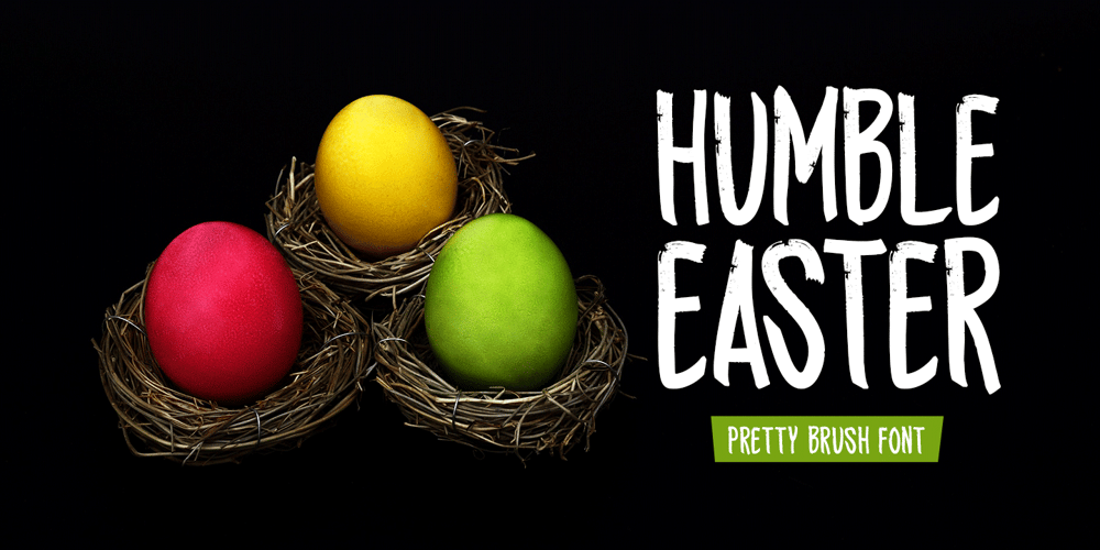 Humble Easter font