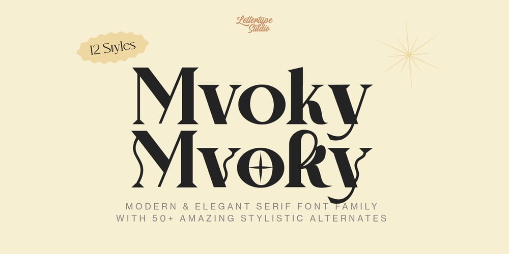 Mvoky font