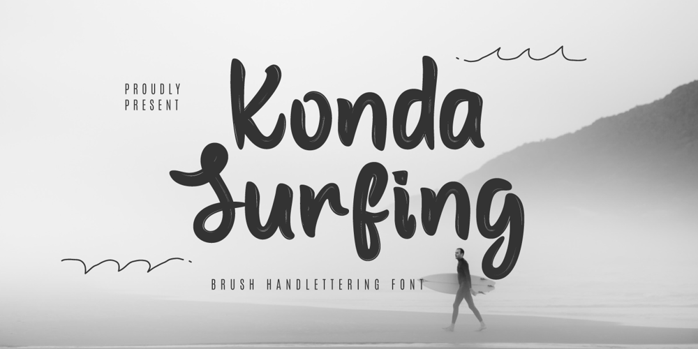 Konda Surfing font