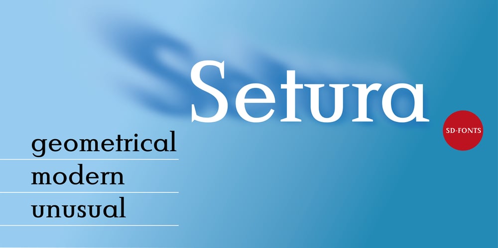 Setura font