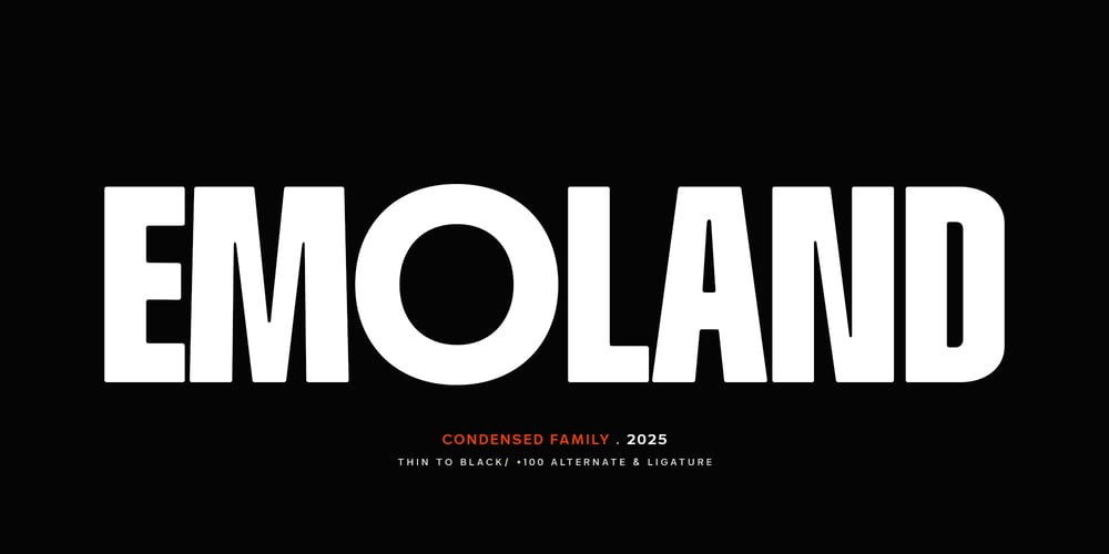 Emoland font